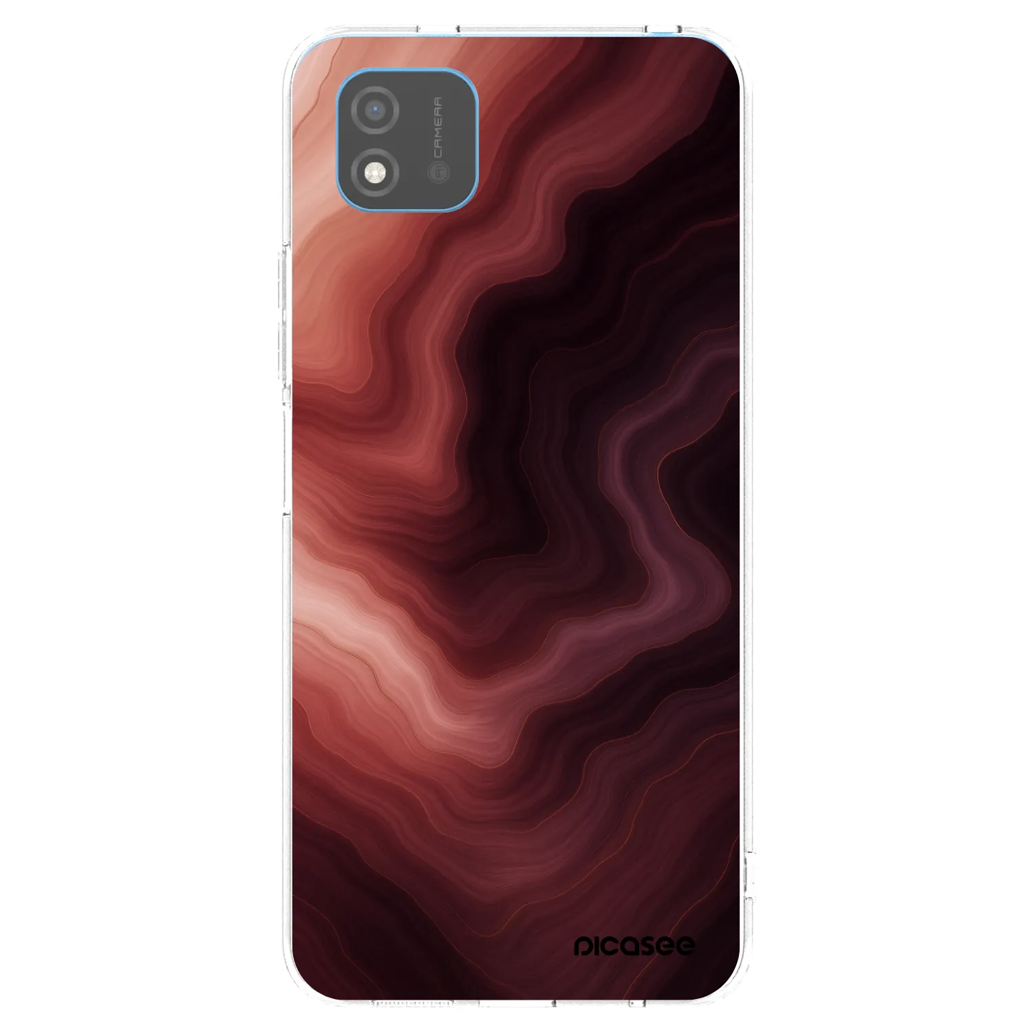 Picasee silikonowe przeźroczyste etui na Realme C11 (2021) - Rouge