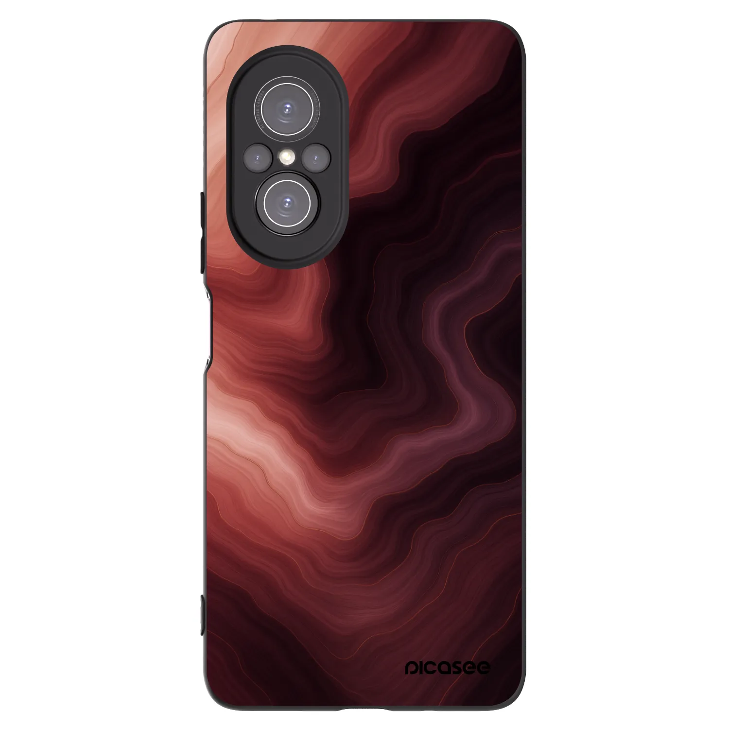 Picasee silikonowe czarne etui na Huawei Nova 9 SE - Rouge