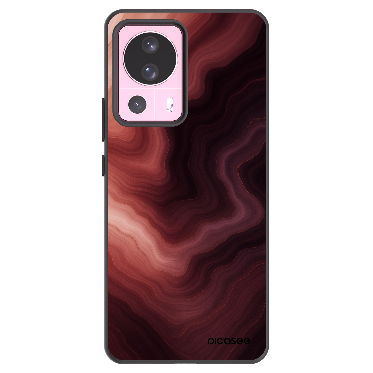 Picasee silikonowe czarne etui na Xiaomi 13 Lite - Rouge
