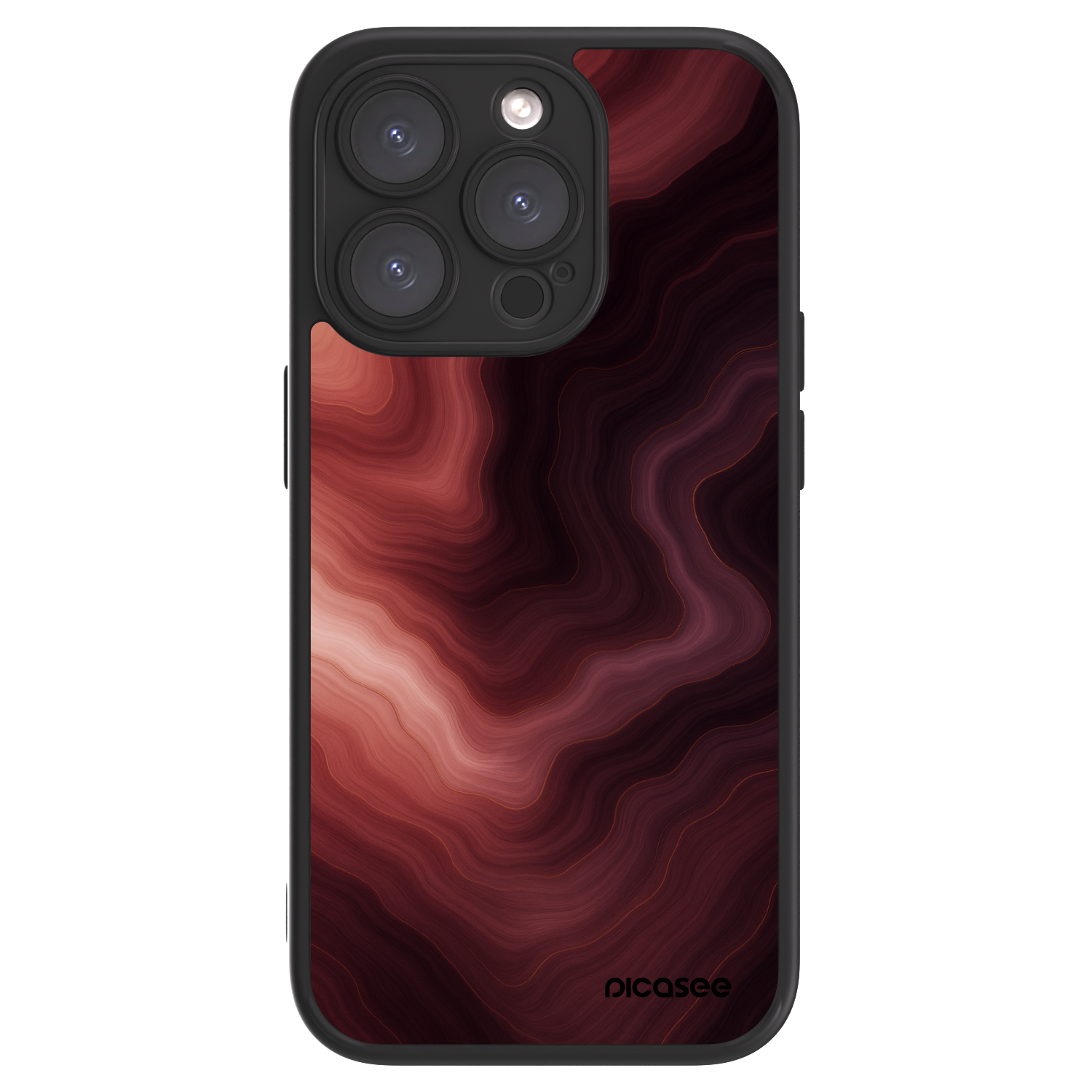 Picasee ULTIMATE CASE MagSafe pro Apple iPhone 15 Pro - Rouge