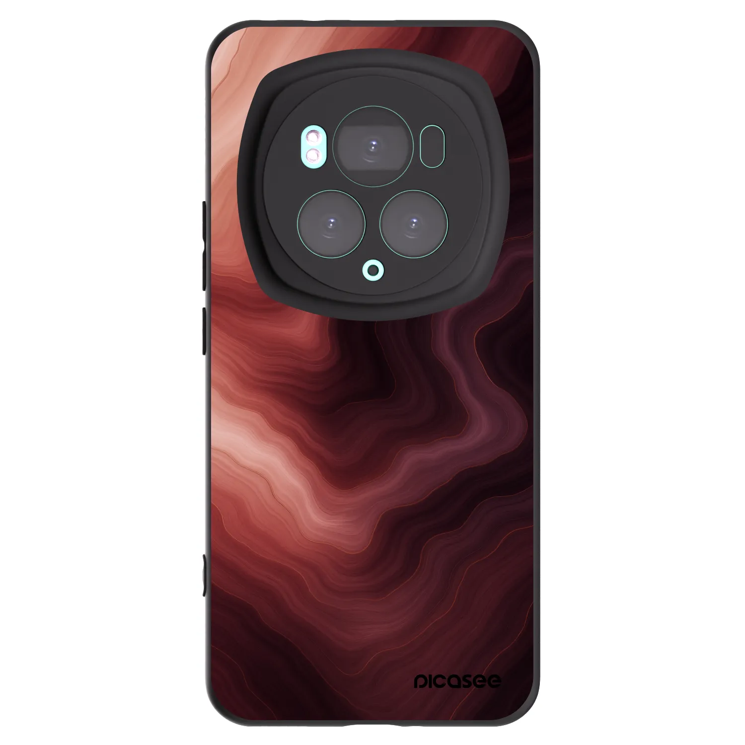 Picasee silikonowe czarne etui na Honor Magic6 Pro - Rouge