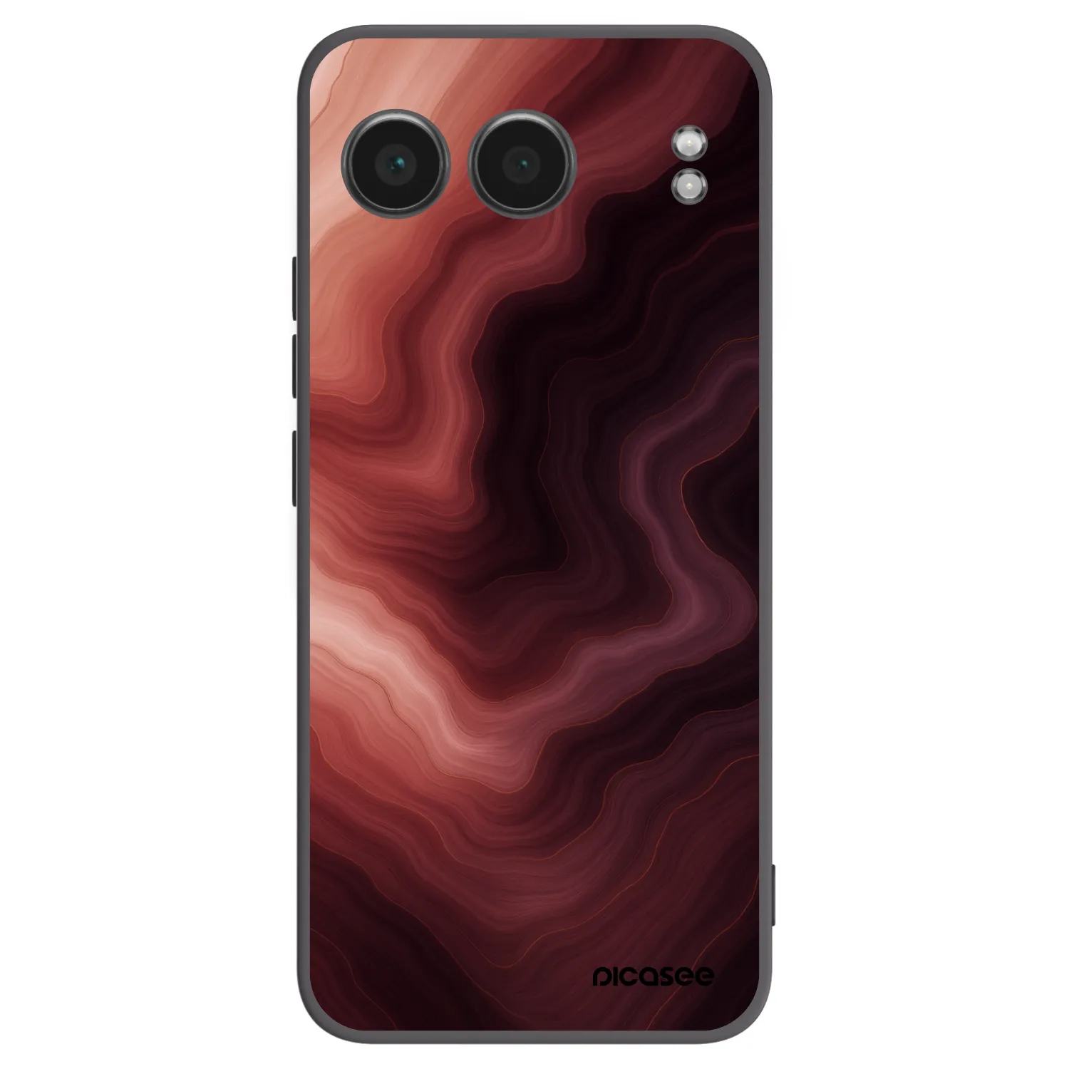 Picasee silikonowe czarne etui na OnePlus Nord 4 - Rouge