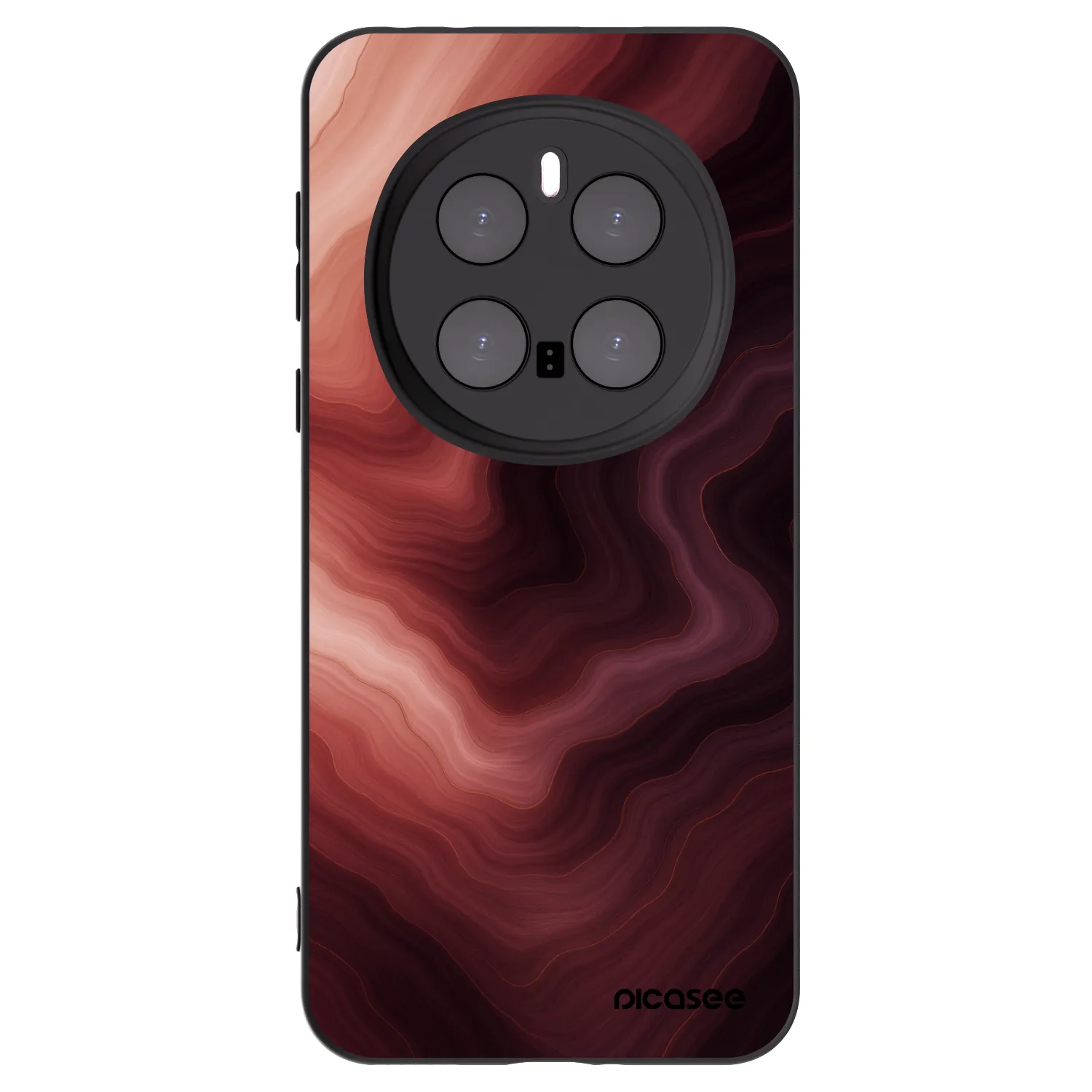 Picasee silikonowe czarne etui na Honor Magic7 Pro 5G - Rouge