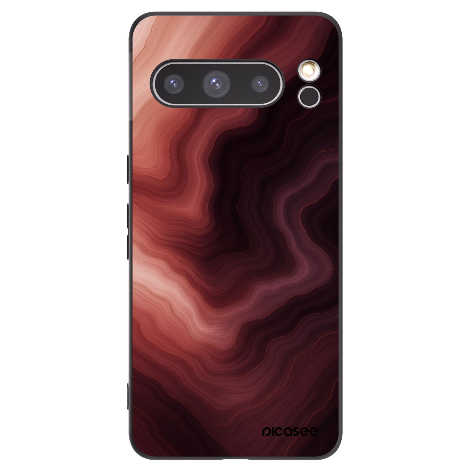 Picasee silikonowe czarne etui na Google Pixel 8 Pro - Rouge