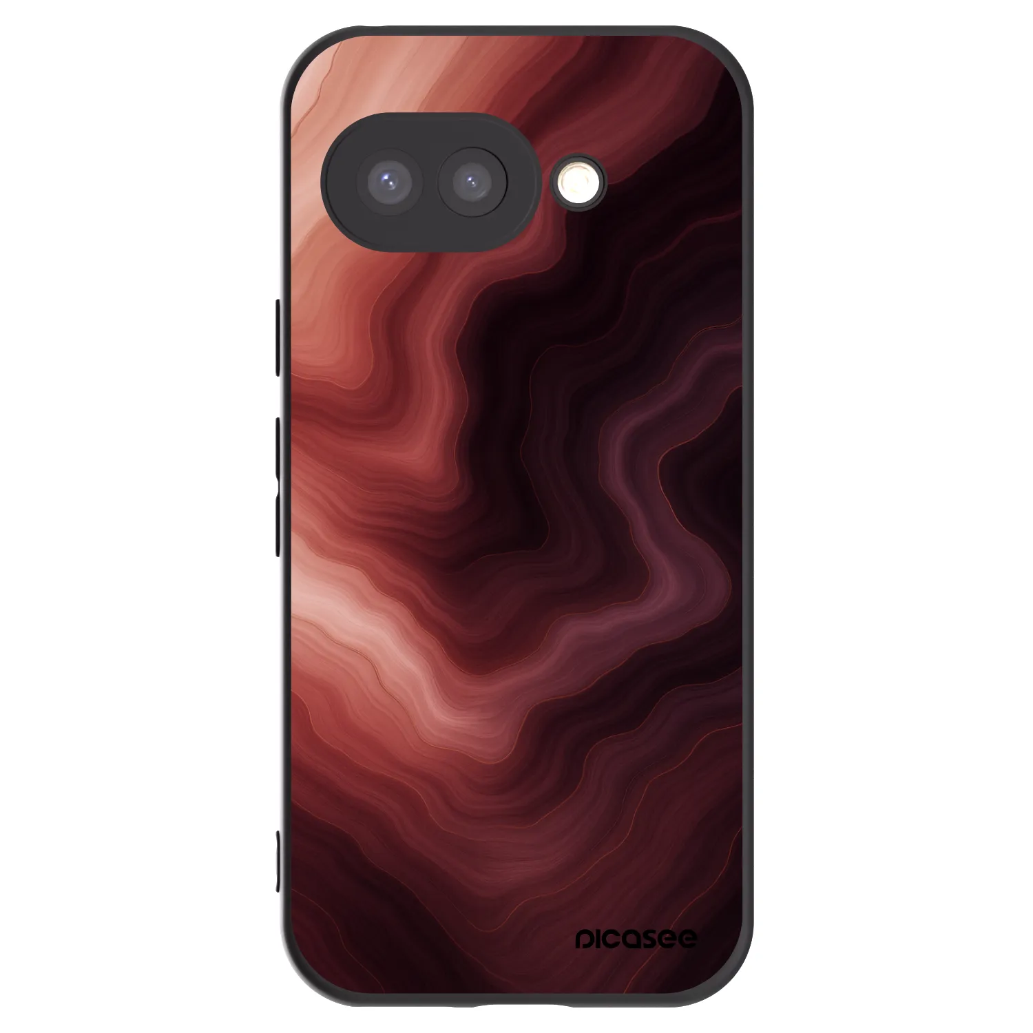 Picasee silikonowe czarne etui na Google Pixel 9a - Rouge