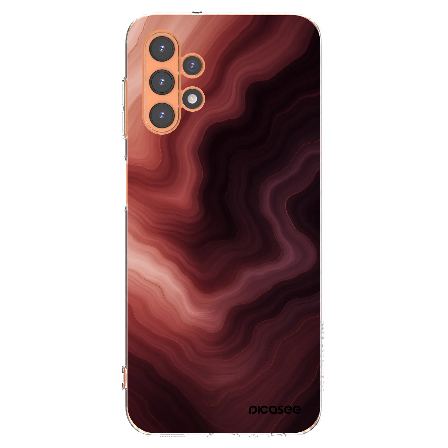Picasee silikonowe przeźroczyste etui na Samsung Galaxy A13 5G - Rouge