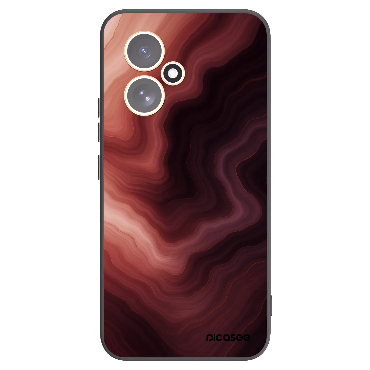 Picasee silikonowe czarne etui na Honor 400 5G - Rouge