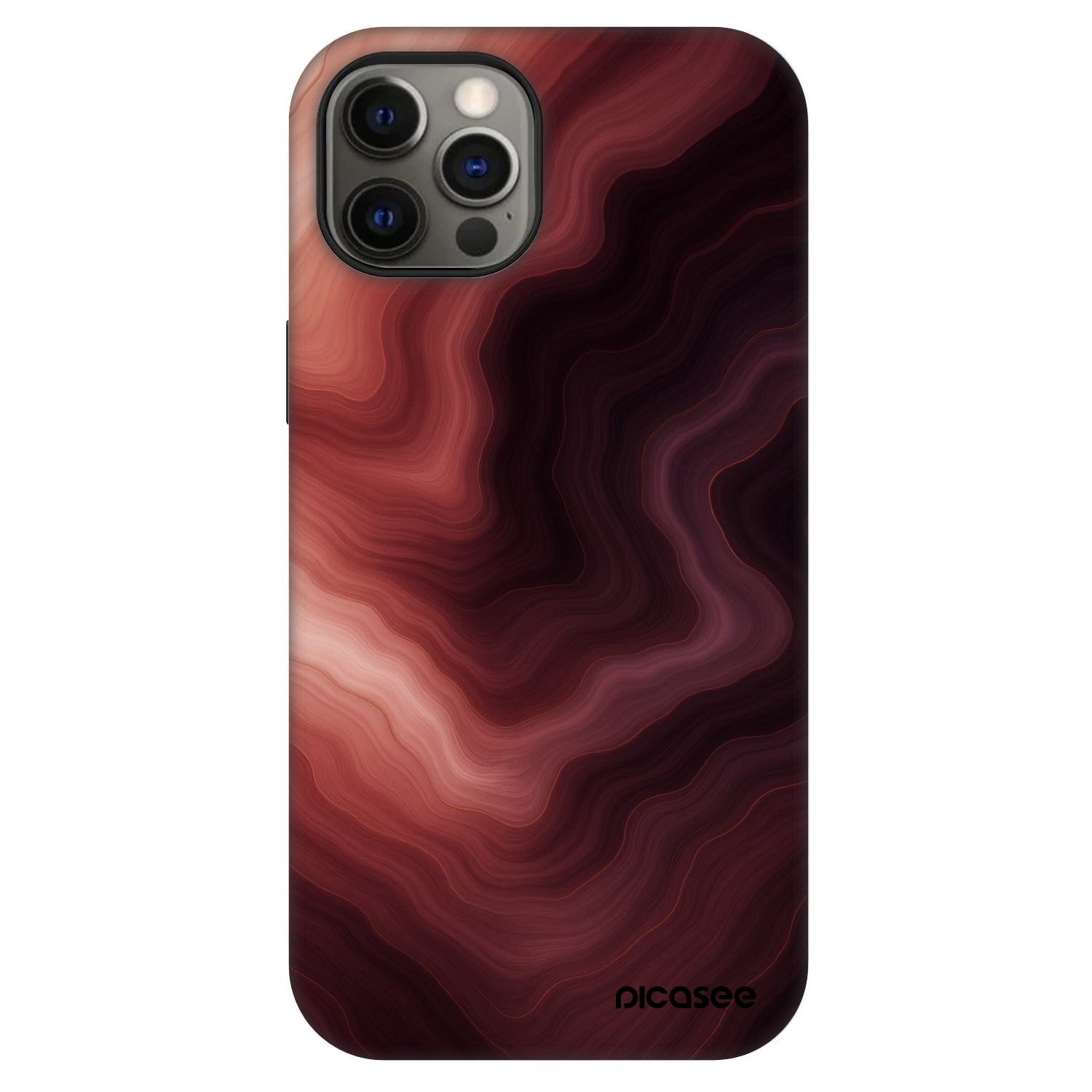 Picasee Fashion Case MagSafe na Apple iPhone 12 - Rouge