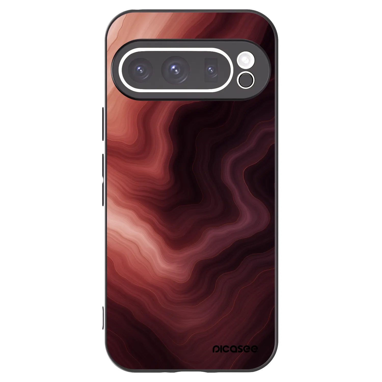 Picasee silikonowe czarne etui na Google Pixel 9 Pro XL - Rouge