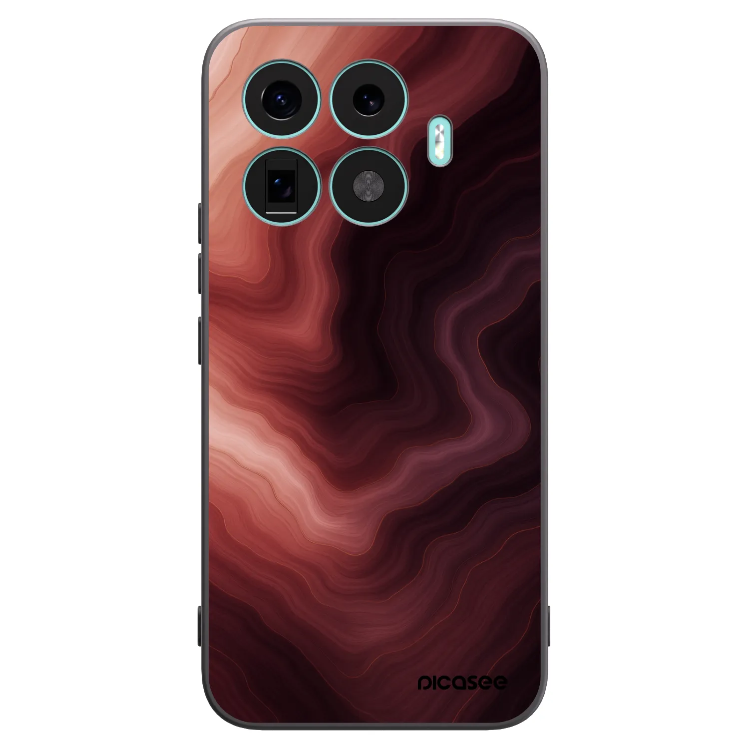 Picasee silikonowe czarne etui na Xiaomi 17T Pro - Rouge