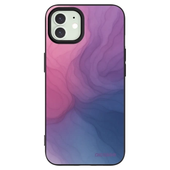 Picasee silikonowe czarne etui na Apple iPhone 12 - Silk