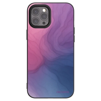 Picasee silikonowe czarne etui na Apple iPhone 12 Pro Max - Silk