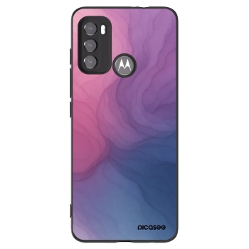 Picasee silikonowe czarne etui na Motorola Moto G60 - Silk