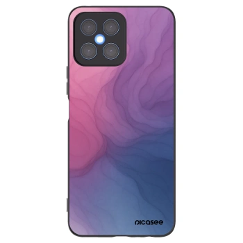 Picasee silikonowe czarne etui na Honor X8 4G - Silk