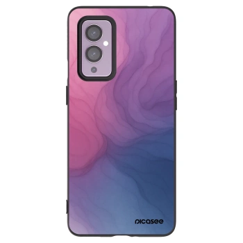 Picasee silikonowe czarne etui na OnePlus 9 - Silk