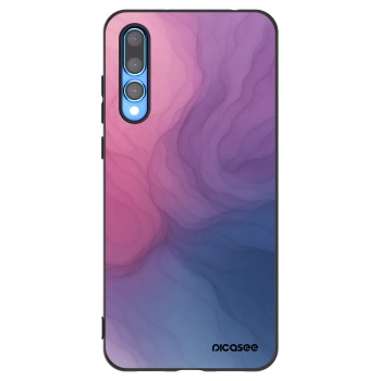 Picasee silikonowe czarne etui na Huawei P20 Pro - Silk