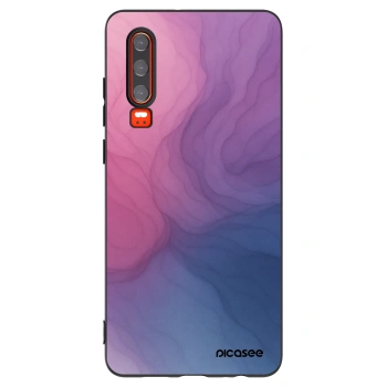 Picasee silikonowe czarne etui na Huawei P30 - Silk
