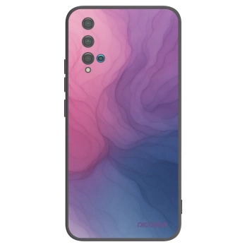 Picasee silikonowe czarne etui na Huawei Nova 5T - Silk