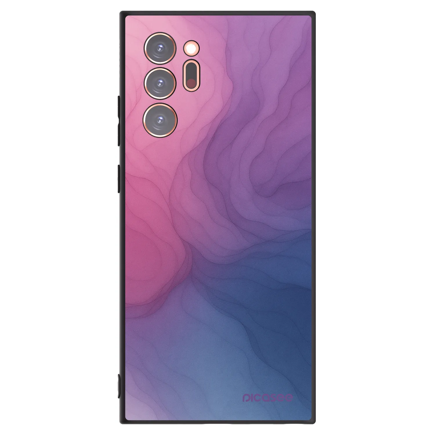 Picasee silikonowe czarne etui na Samsung Galaxy Note 20 Ultra - Silk