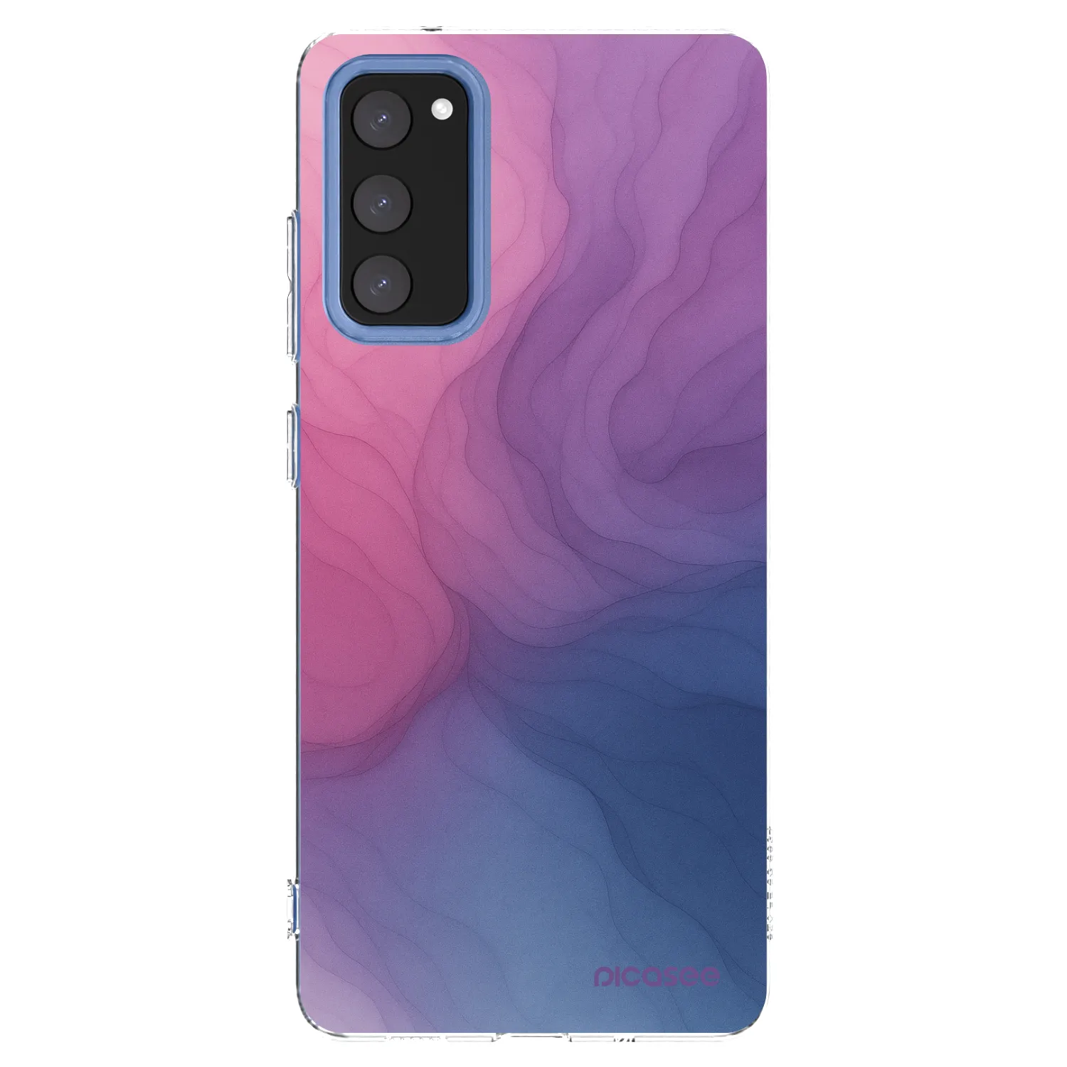 Picasee silikonowe przeźroczyste etui na Samsung Galaxy S20 FE - Silk