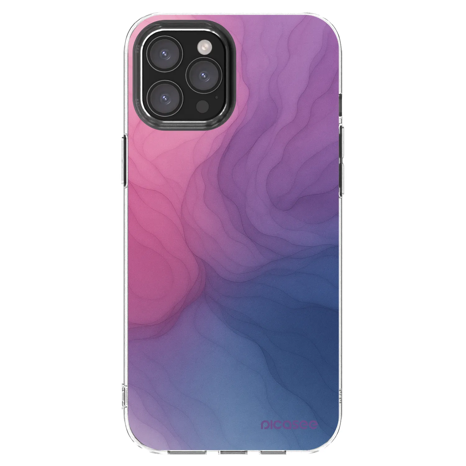 Picasee silikonowe przeźroczyste etui na Apple iPhone 12 Pro Max - Silk