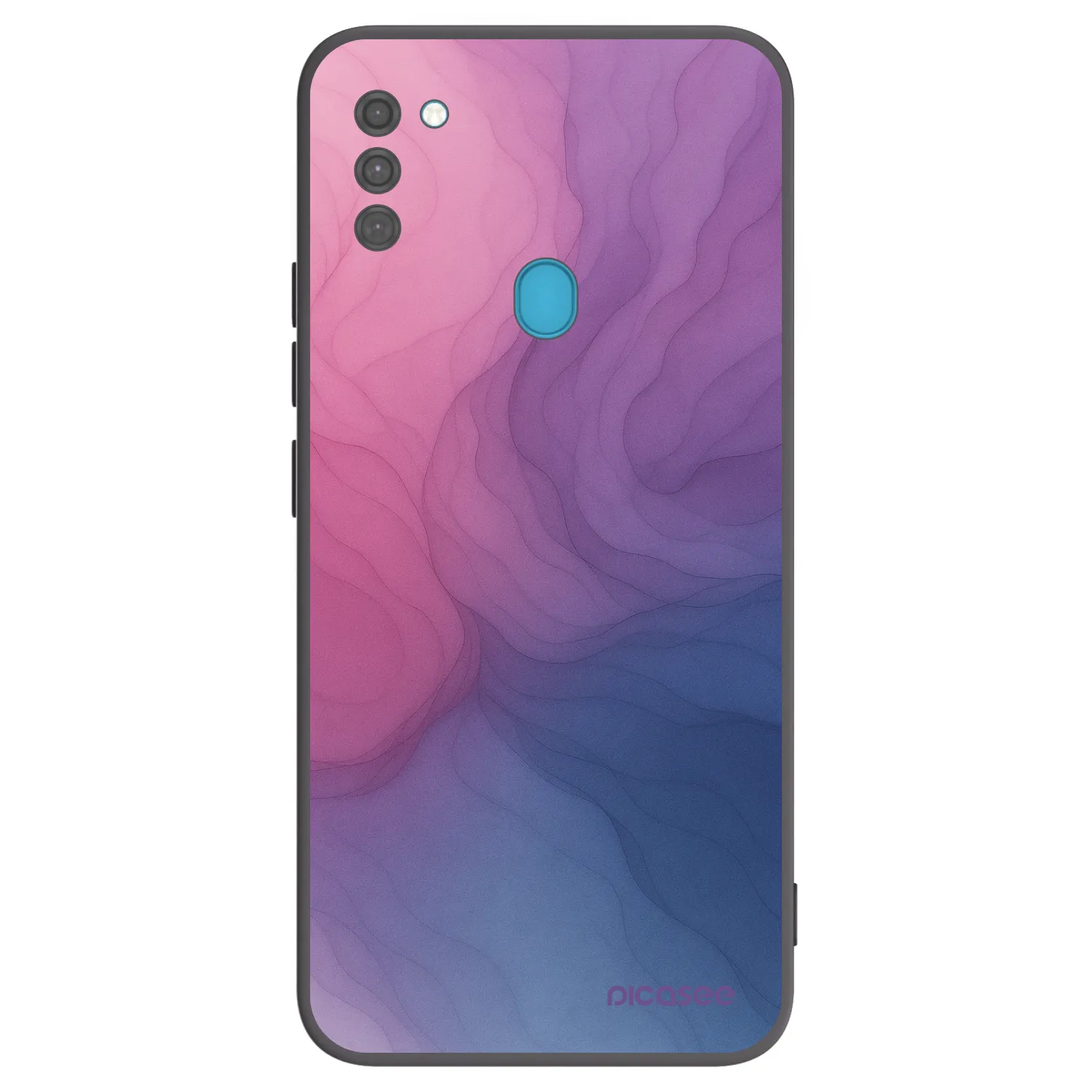 Picasee silikonowe czarne etui na Samsung Galaxy M11 - Silk
