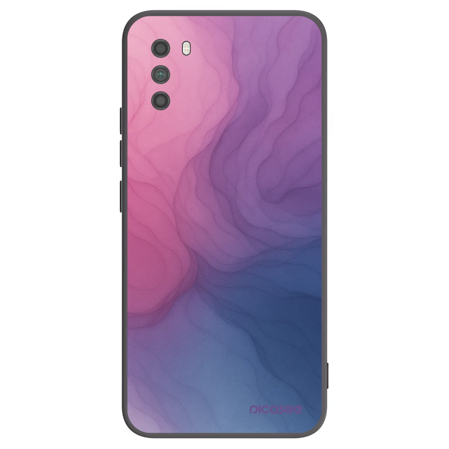 Picasee silikonowe czarne etui na Xiaomi Poco M3 - Silk