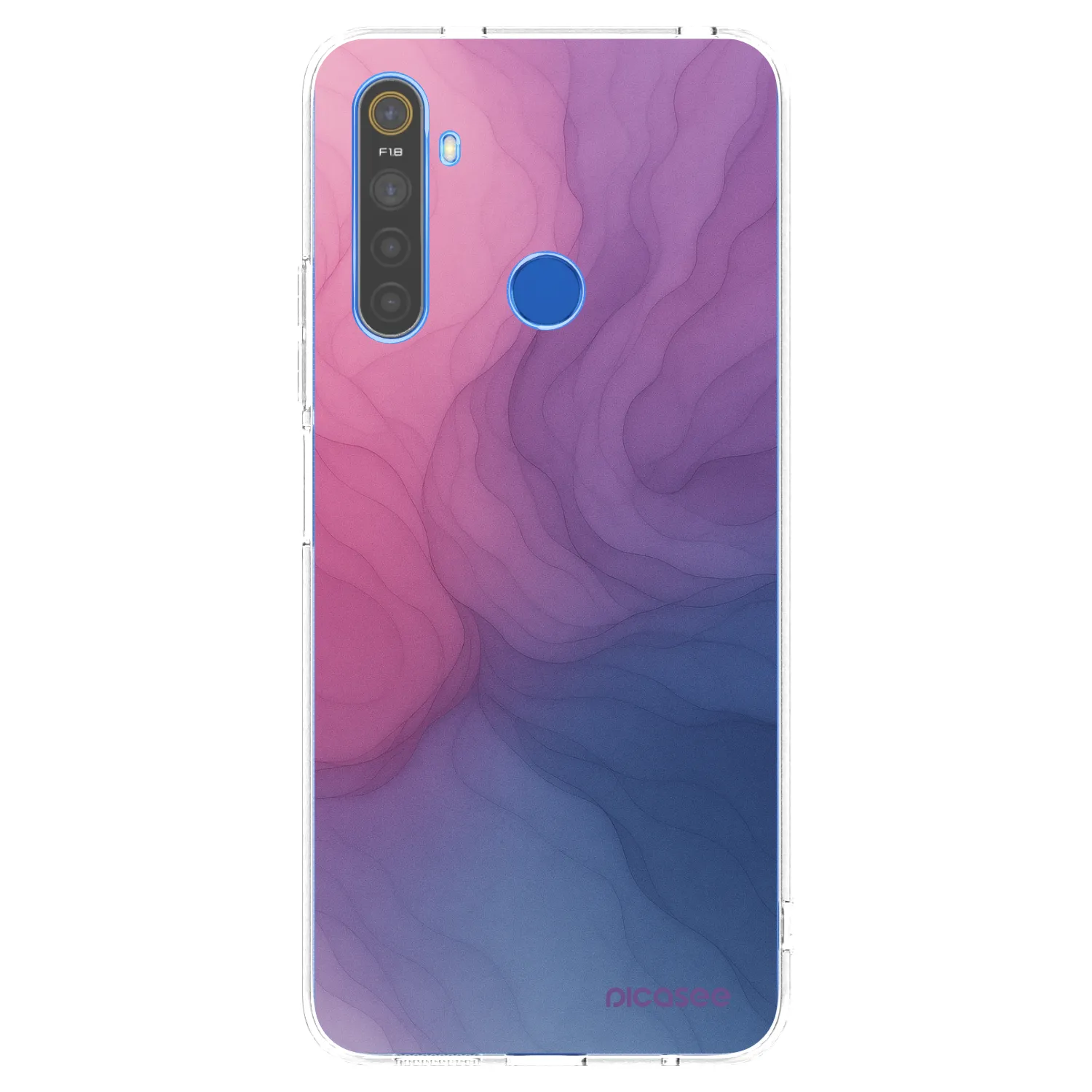 Picasee silikonowe przeźroczyste etui na Realme 5 - Silk