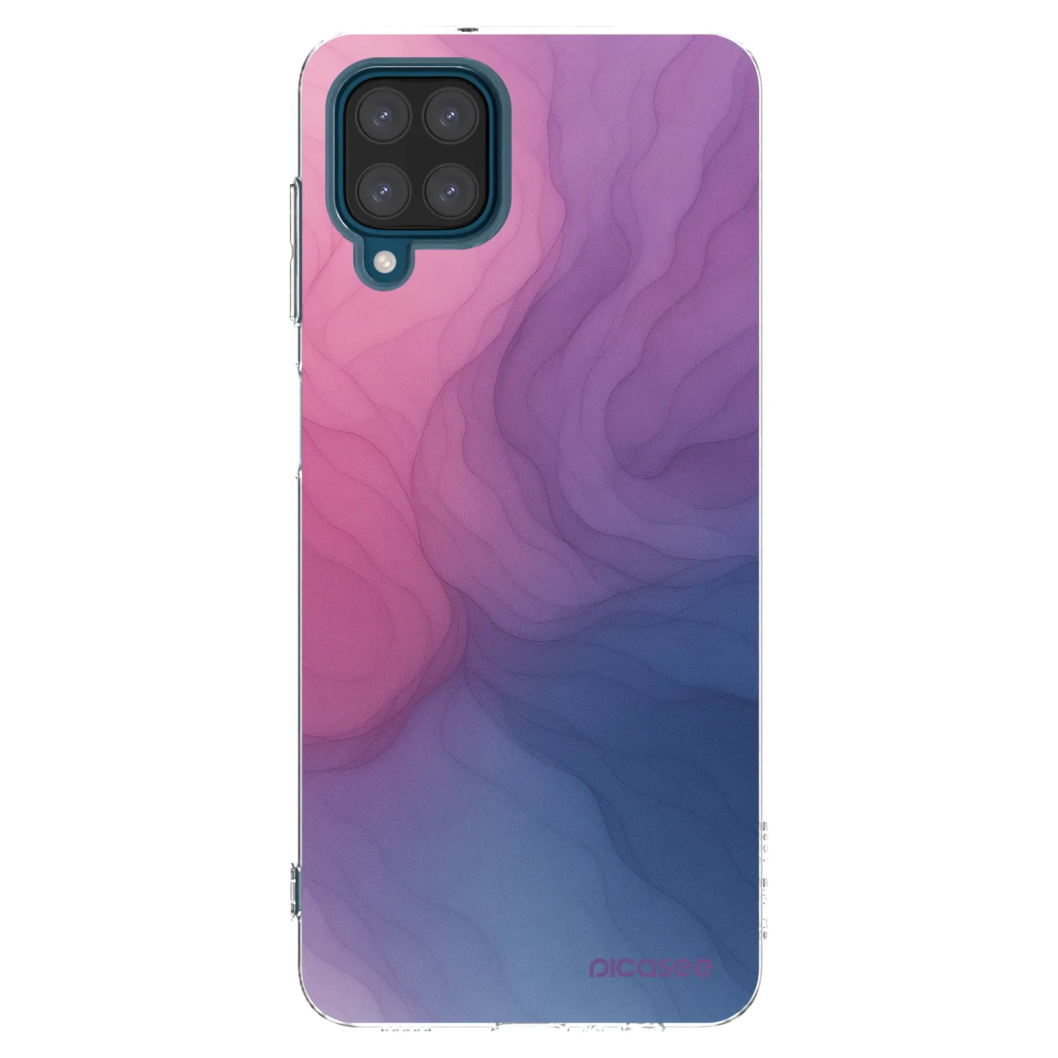 Picasee silikonowe przeźroczyste etui na Samsung Galaxy A12 A125F - Silk