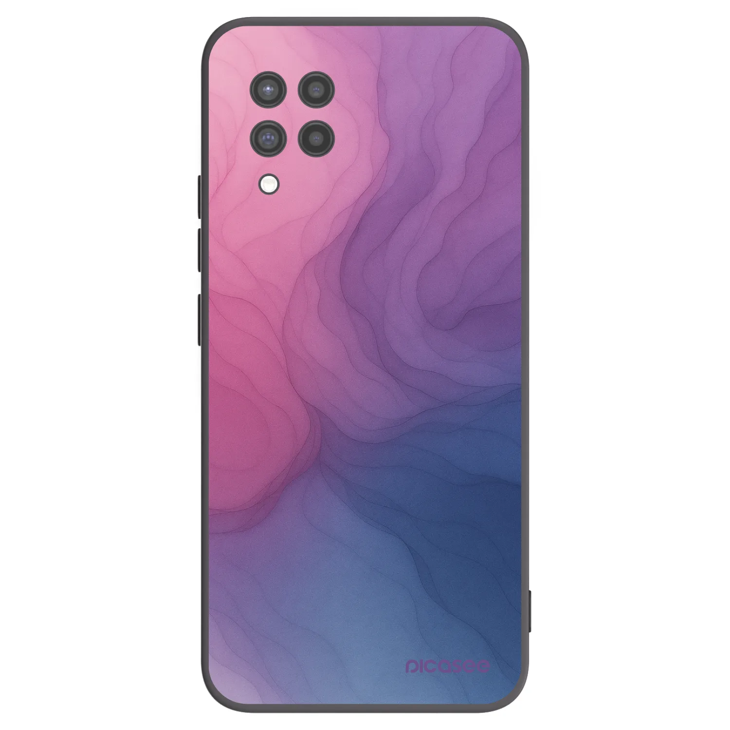 Picasee silikonowe czarne etui na Samsung Galaxy A42 A426B - Silk