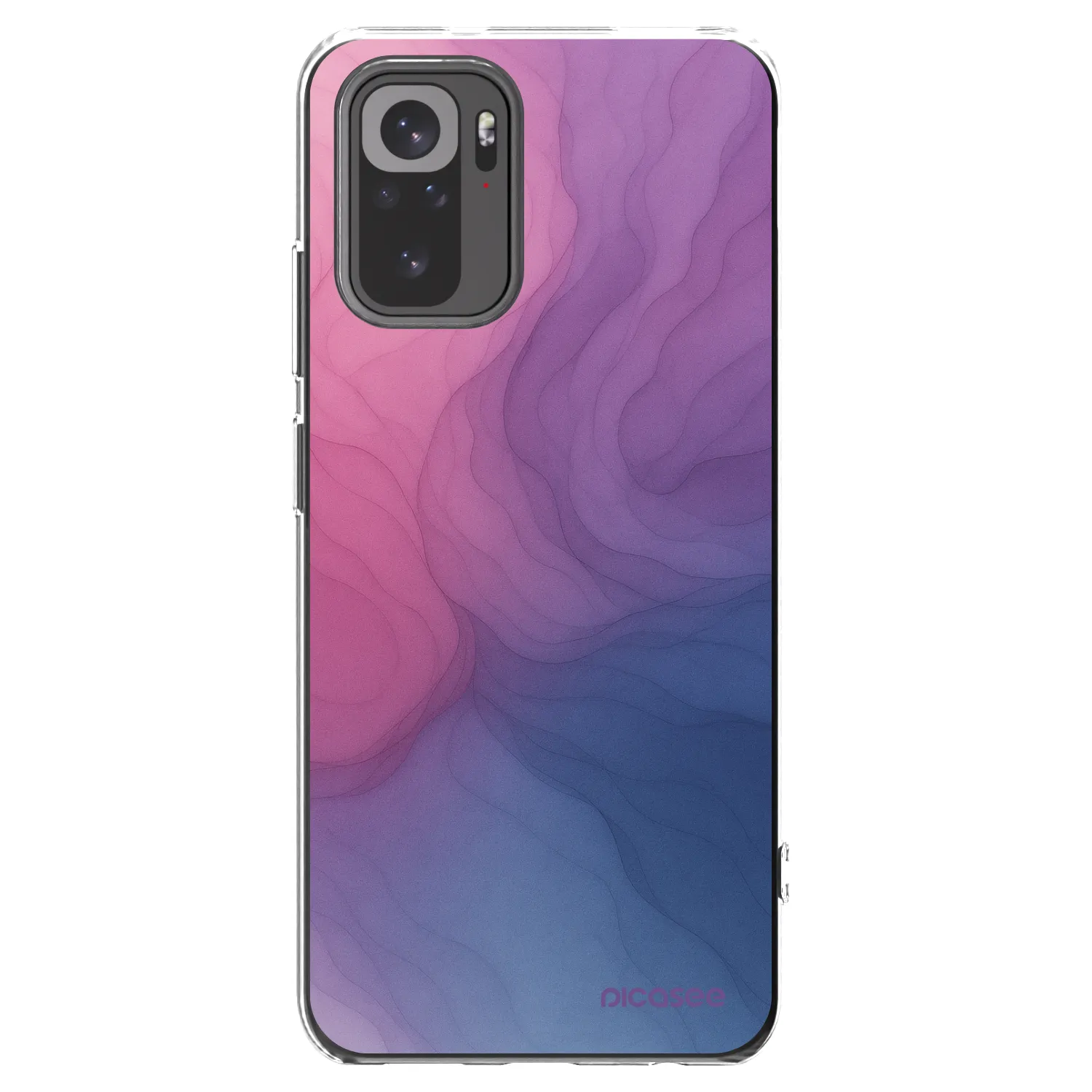 Picasee silikonowe przeźroczyste etui na Xiaomi Redmi Note 10S - Silk
