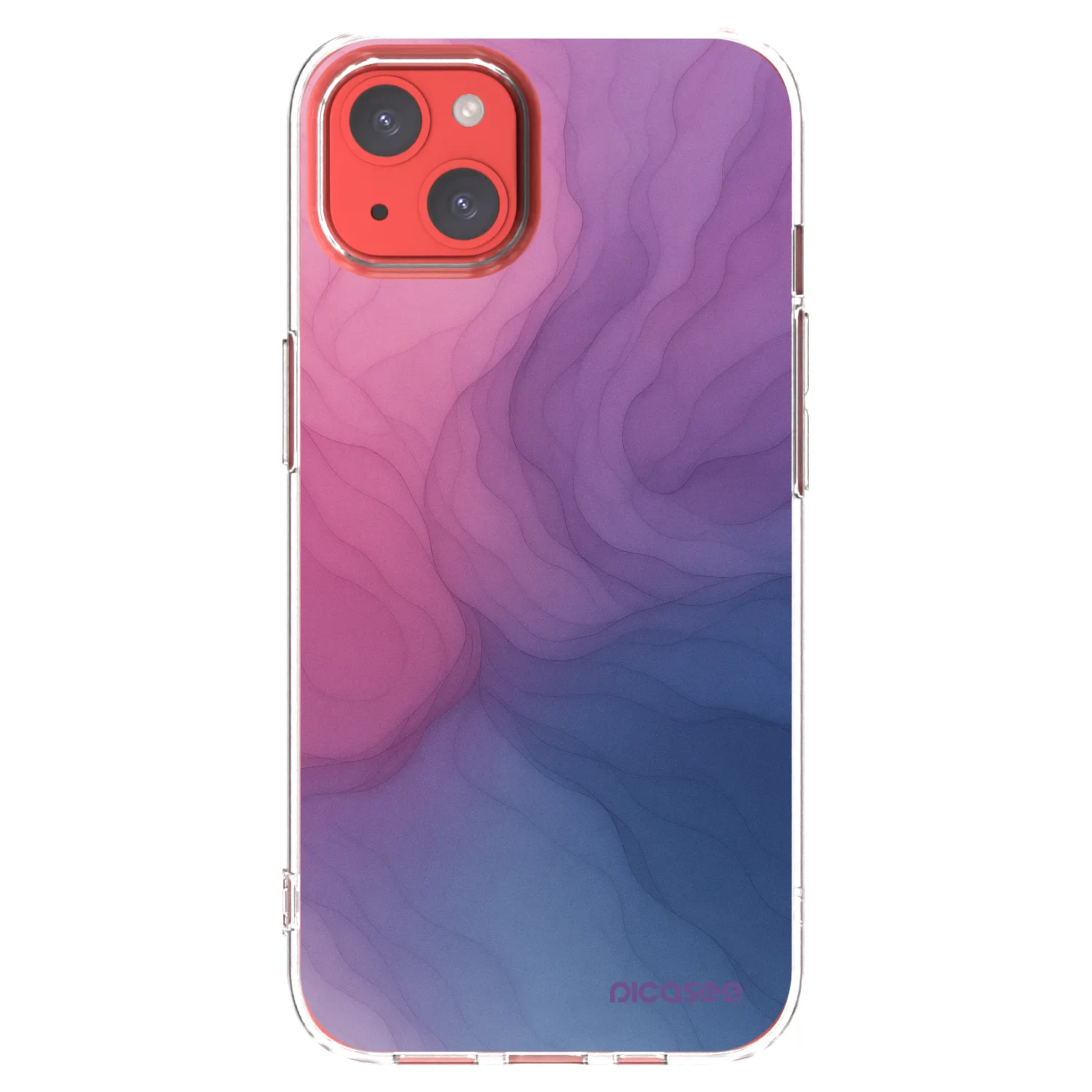 Picasee silikonowe przeźroczyste etui na Apple iPhone 13 - Silk