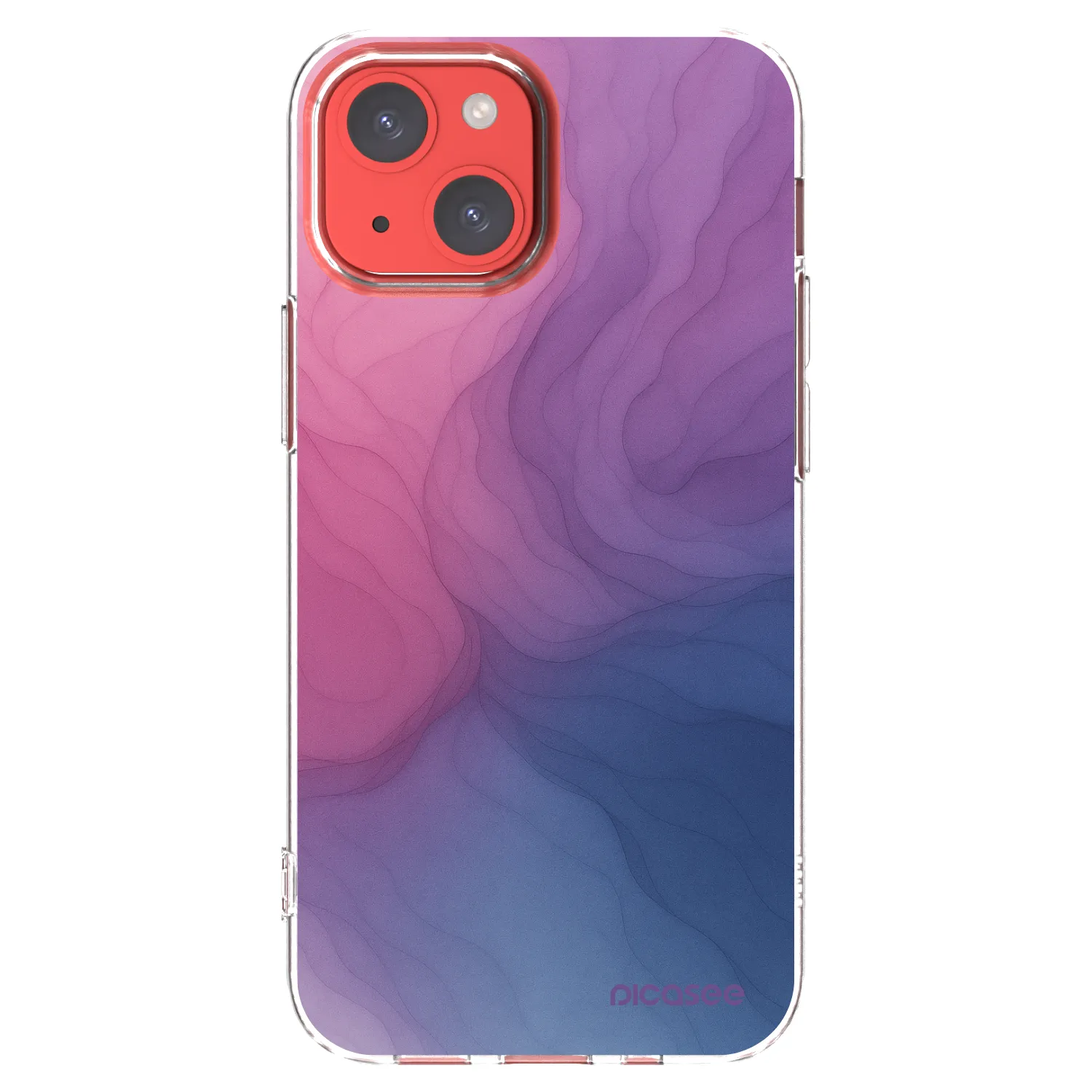 Picasee silikonowe przeźroczyste etui na Apple iPhone 13 mini - Silk