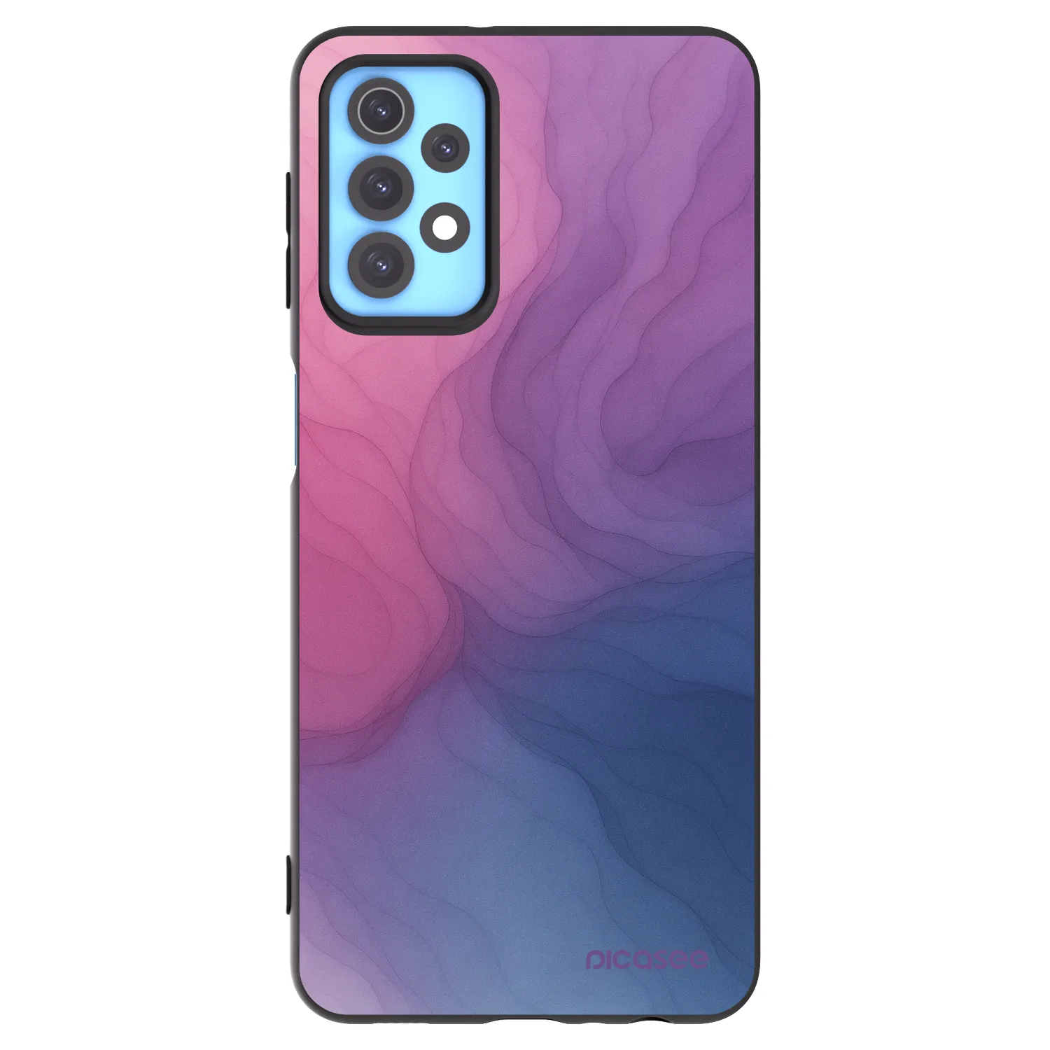 Picasee silikonowe czarne etui na Samsung Galaxy A32 4G SM-A325F - Silk