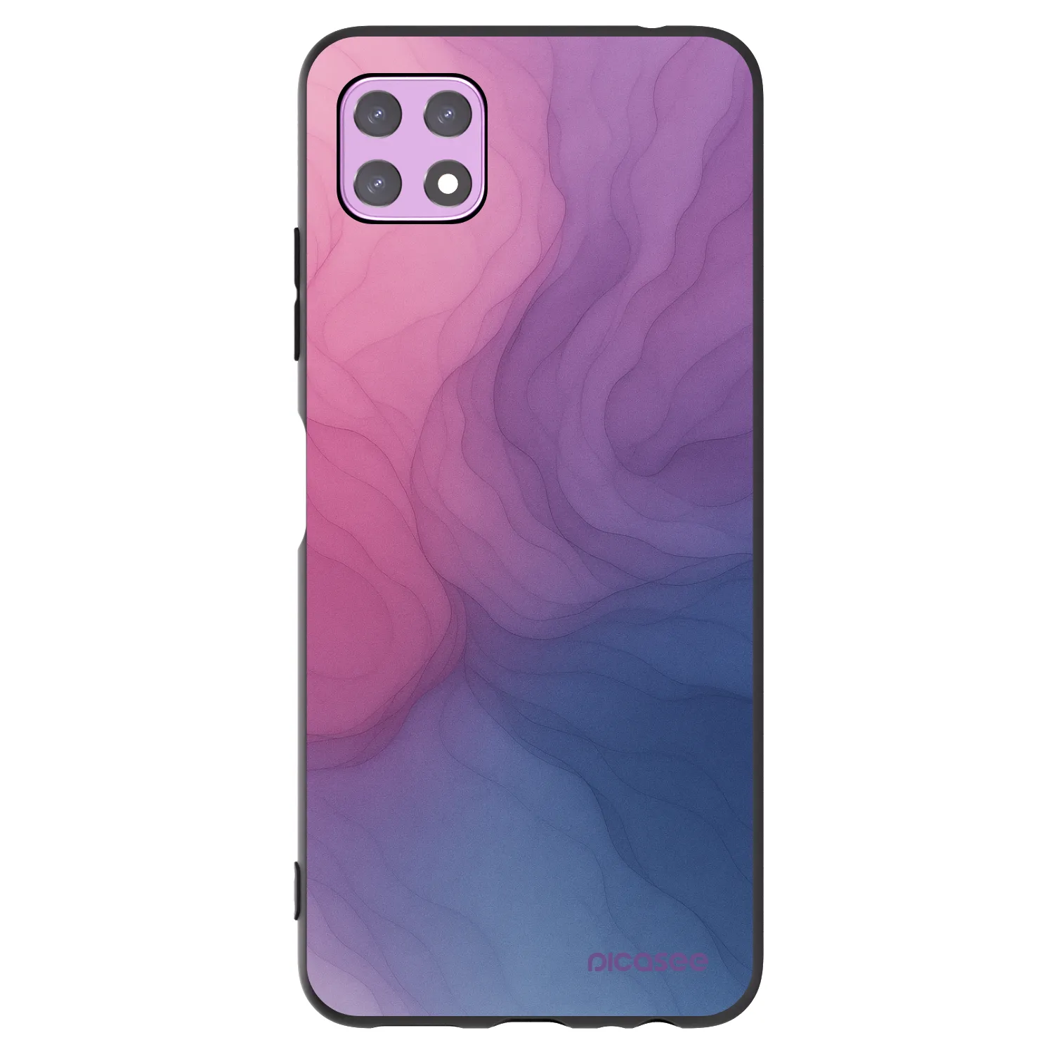 Picasee silikonowe czarne etui na Samsung Galaxy A22 A226B 5G - Silk
