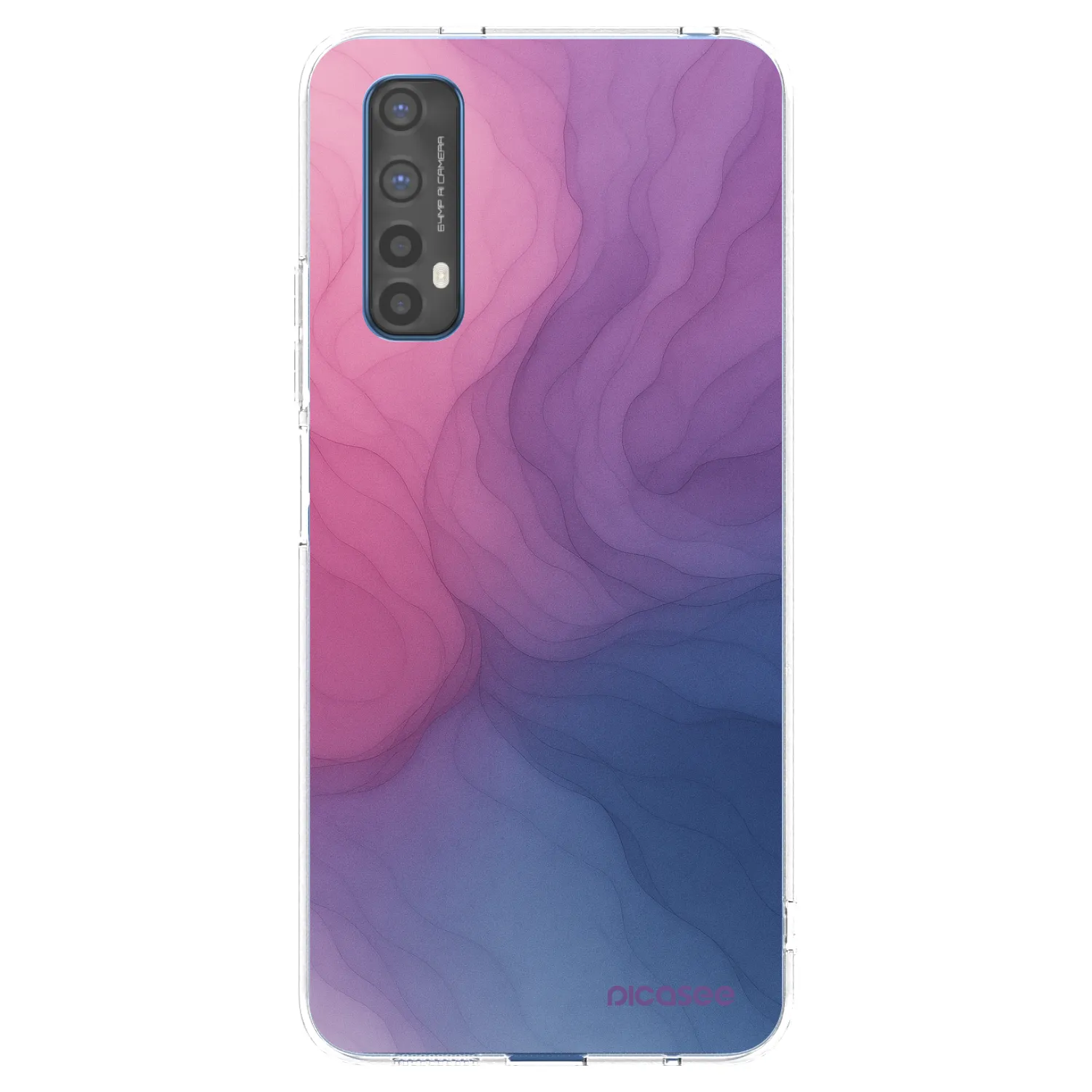 Picasee silikonowe przeźroczyste etui na Realme 7 - Silk