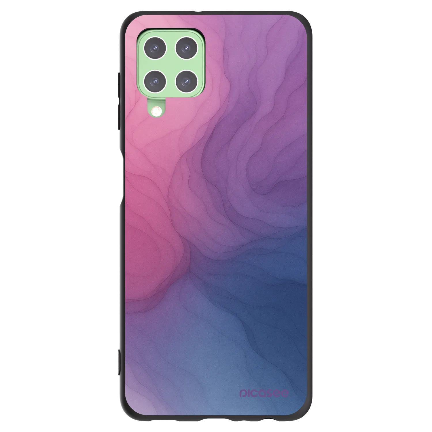 Picasee silikonowe czarne etui na Samsung Galaxy A22 A225F 4G - Silk