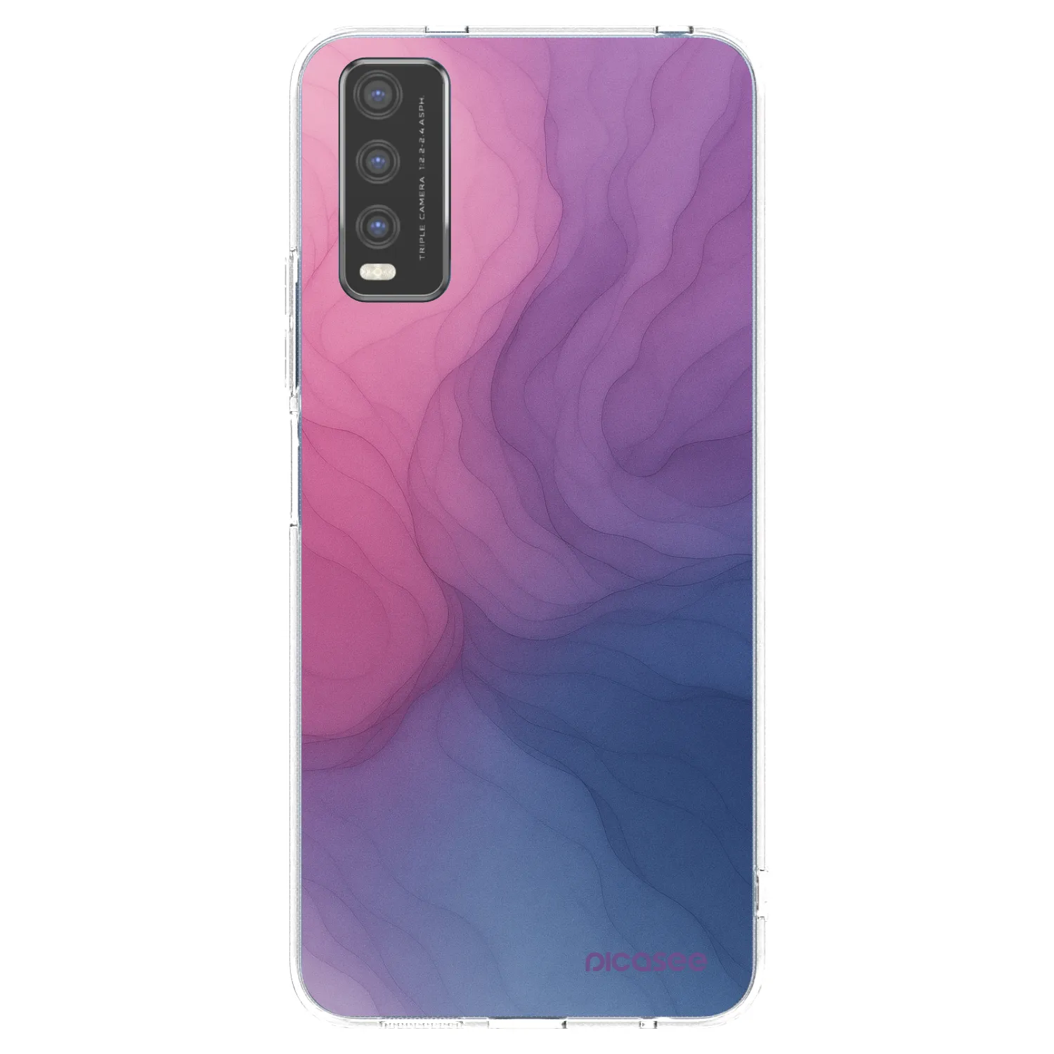 Picasee silikonowe przeźroczyste etui na Vivo Y20s - Silk