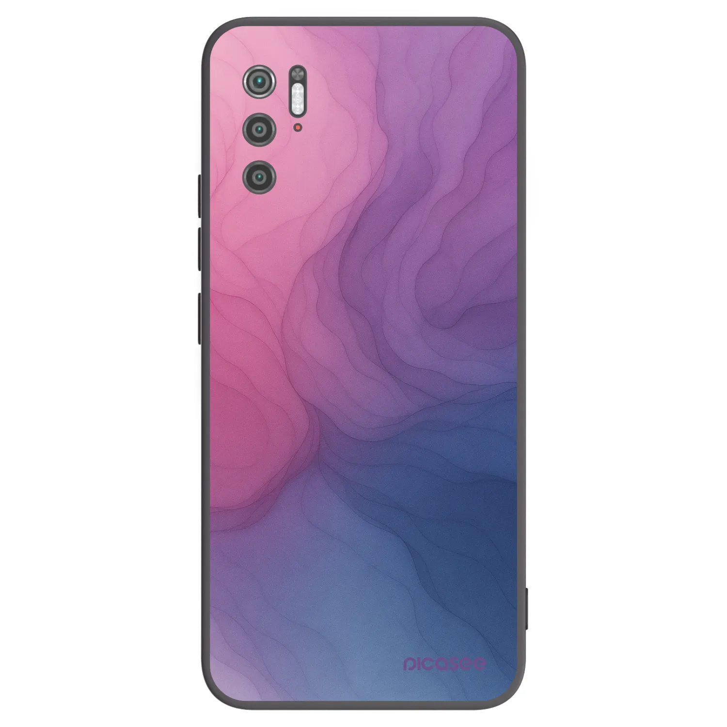 Picasee silikonowe czarne etui na Xiaomi Poco M3 Pro 5G - Silk