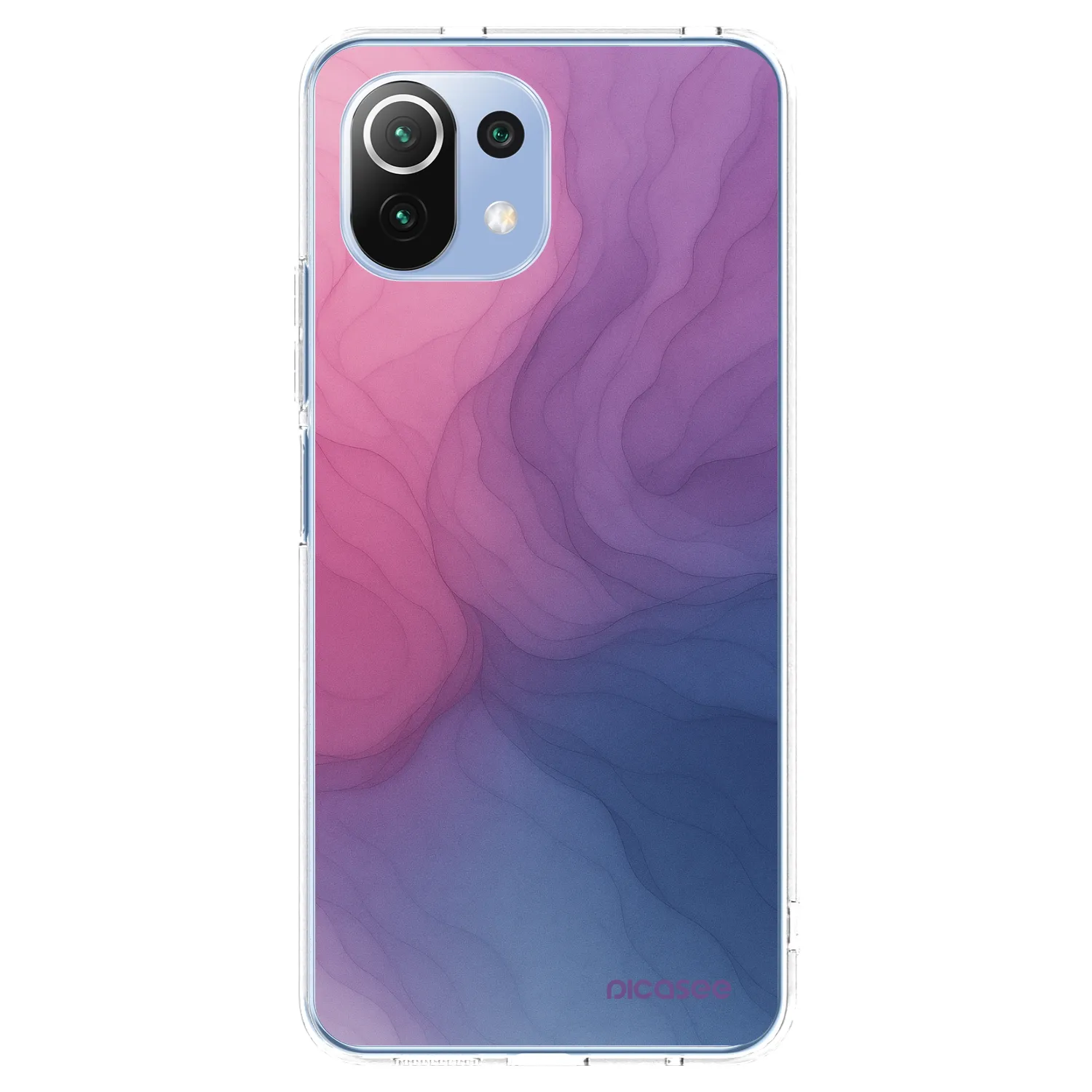 Picasee silikonowe przeźroczyste etui na Xiaomi 11 Lite 5G NE - Silk