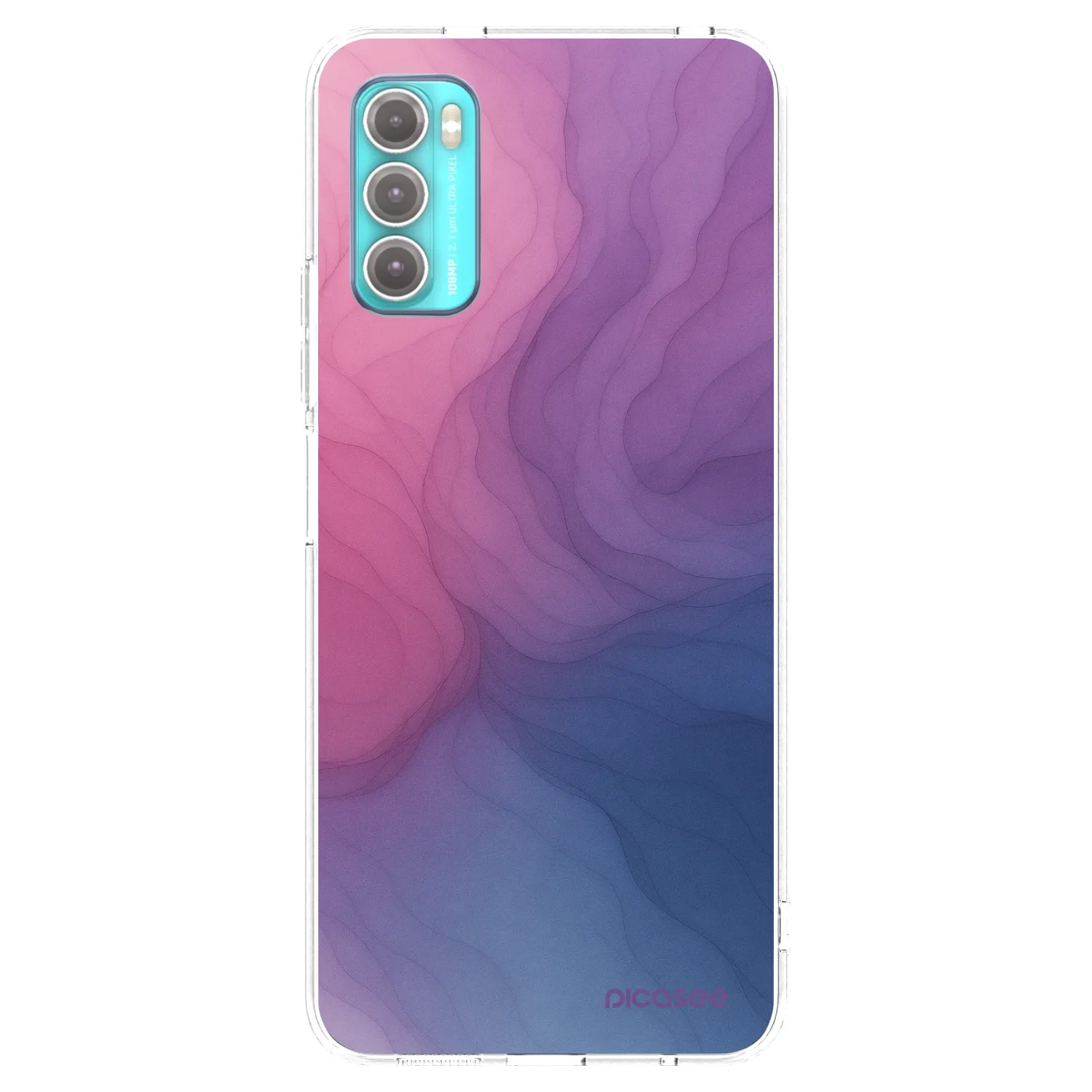 Picasee silikonowe przeźroczyste etui na Motorola Moto G60 - Silk