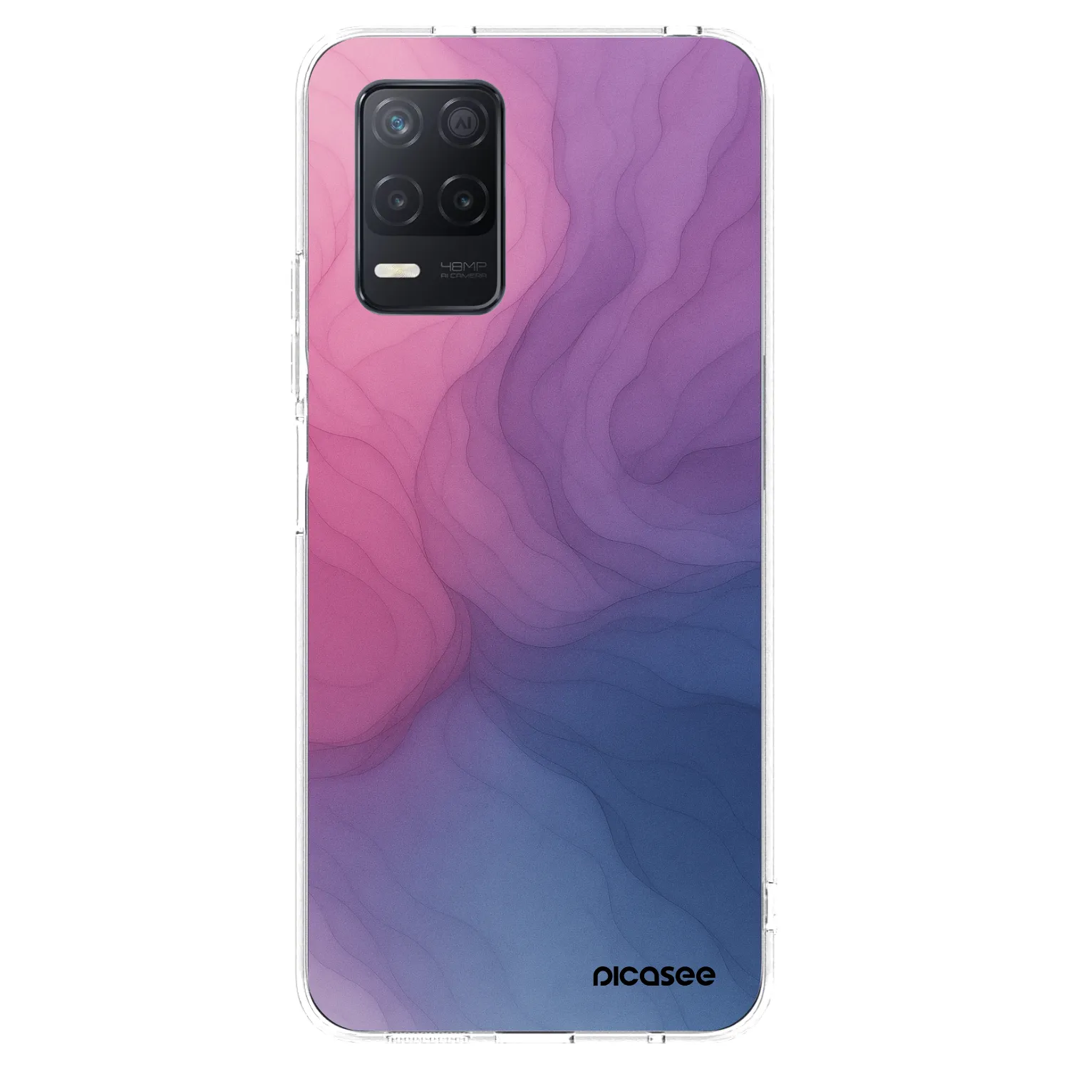 Picasee silikonowe przeźroczyste etui na Realme 8 5G - Silk