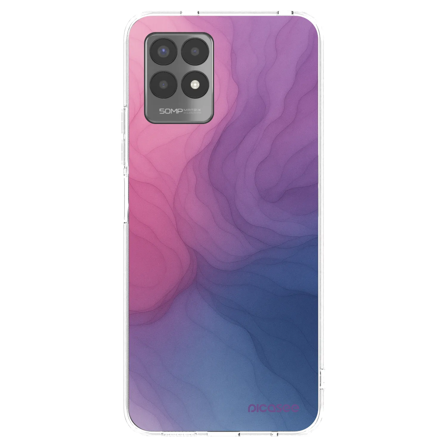 Picasee silikonowe przeźroczyste etui na Realme 8i - Silk