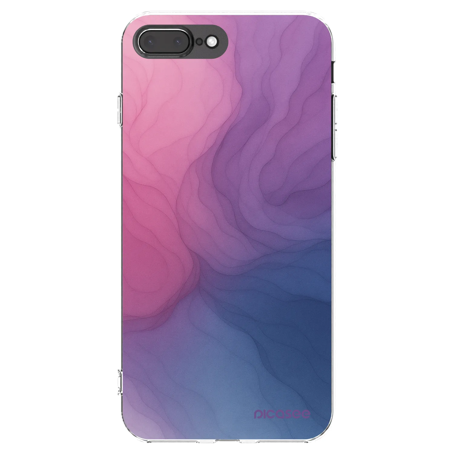 Picasee silikonowe przeźroczyste etui na Apple iPhone 7 Plus - Silk