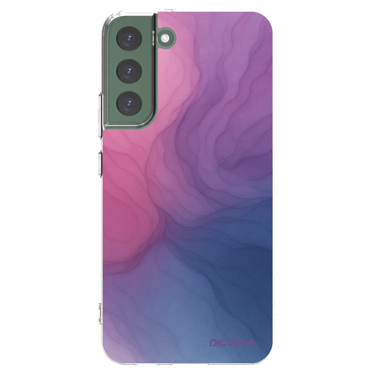 Picasee silikonowe przeźroczyste etui na Samsung Galaxy S22+ 5G - Silk