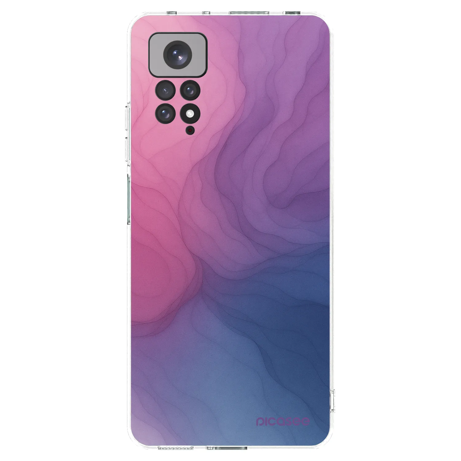 Picasee silikonowe przeźroczyste etui na Xiaomi Redmi Note 11S 4G - Silk