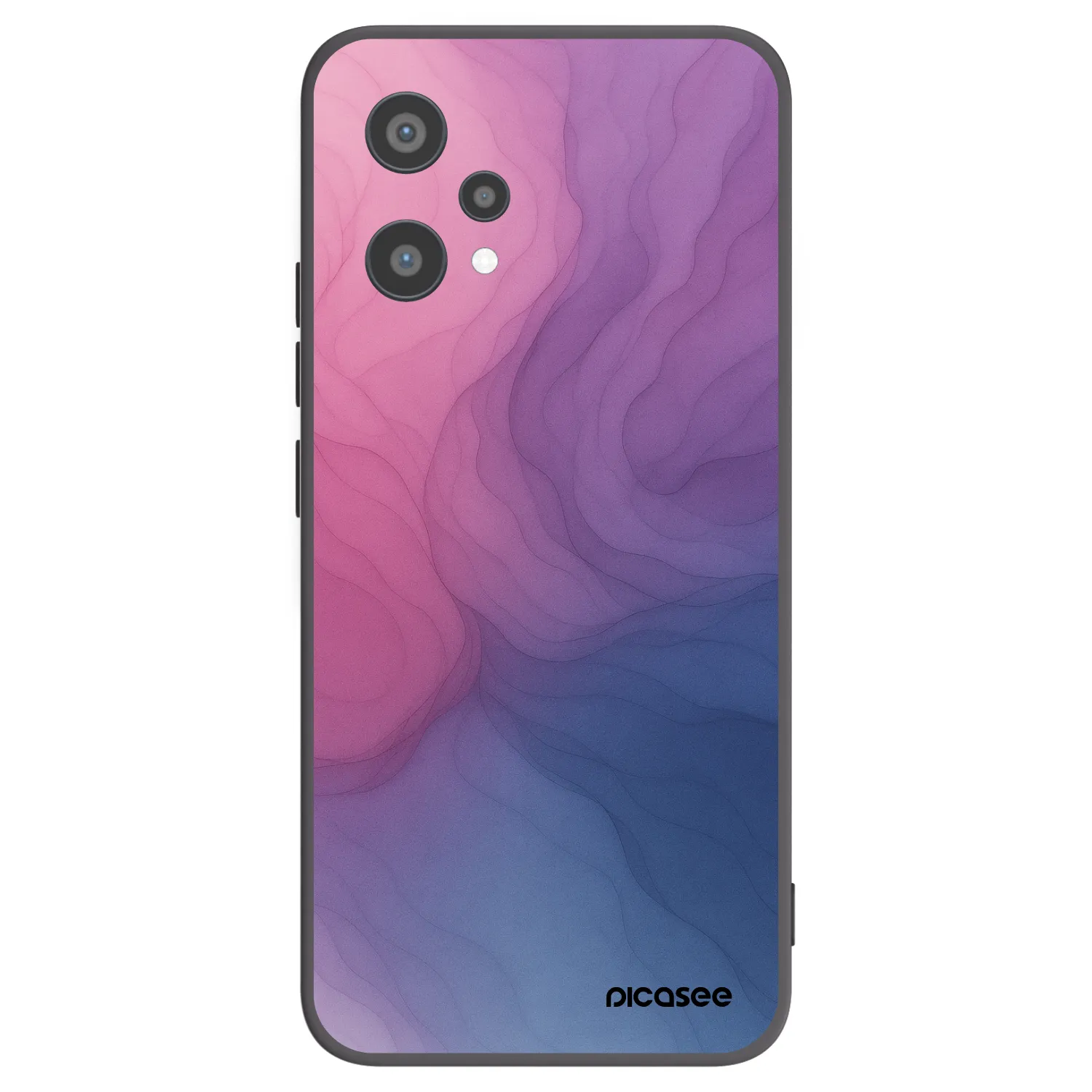 Picasee silikonowe czarne etui na Realme 9 Pro 5G - Silk
