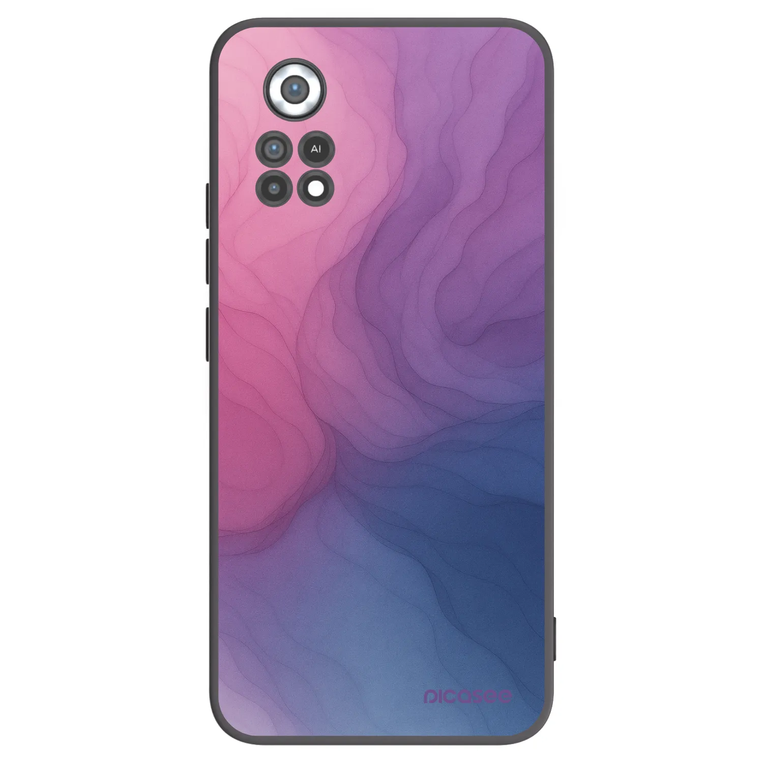 Picasee silikonowe czarne etui na Xiaomi Poco X4 Pro 5G - Silk