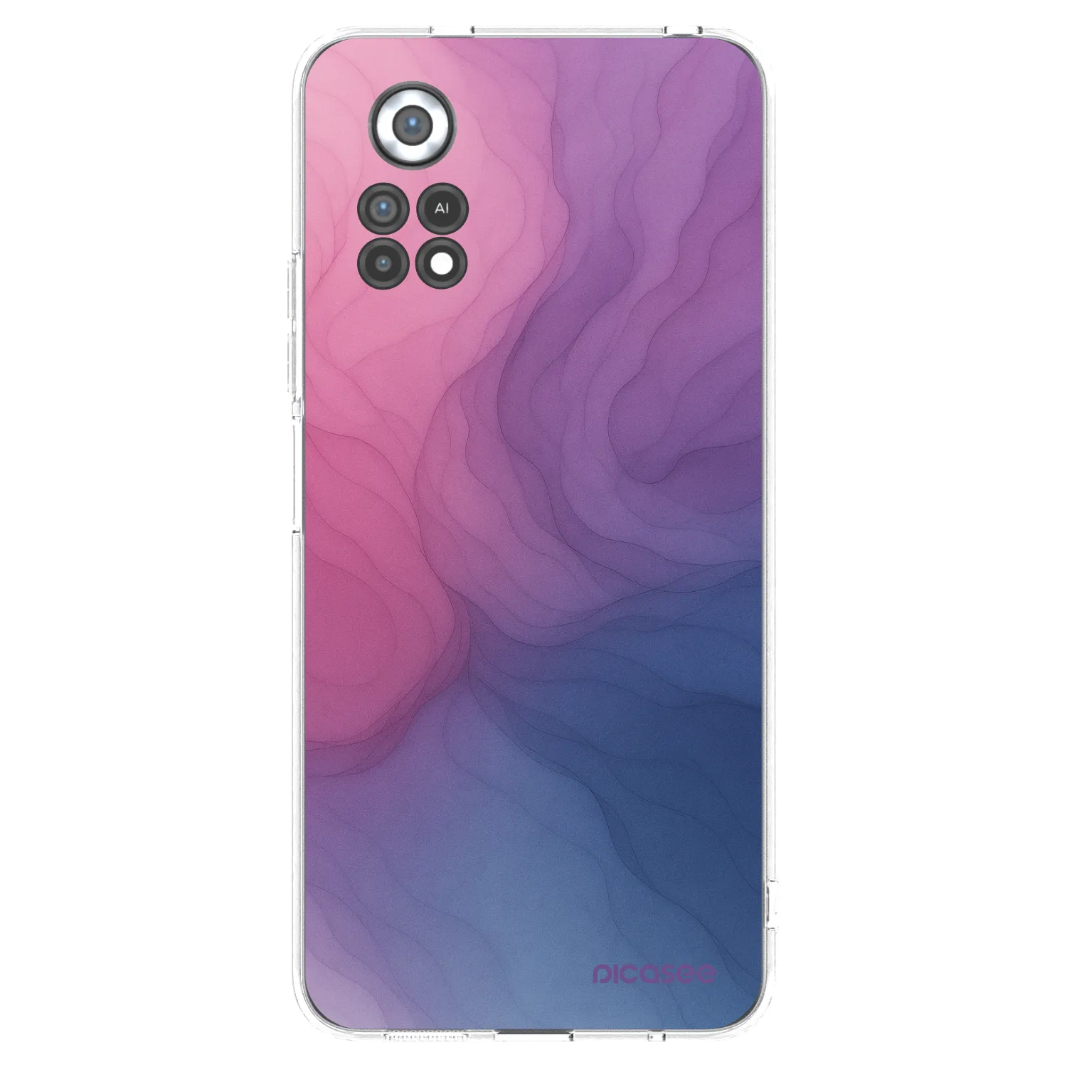 Picasee silikonowe przeźroczyste etui na Xiaomi Poco X4 Pro 5G - Silk