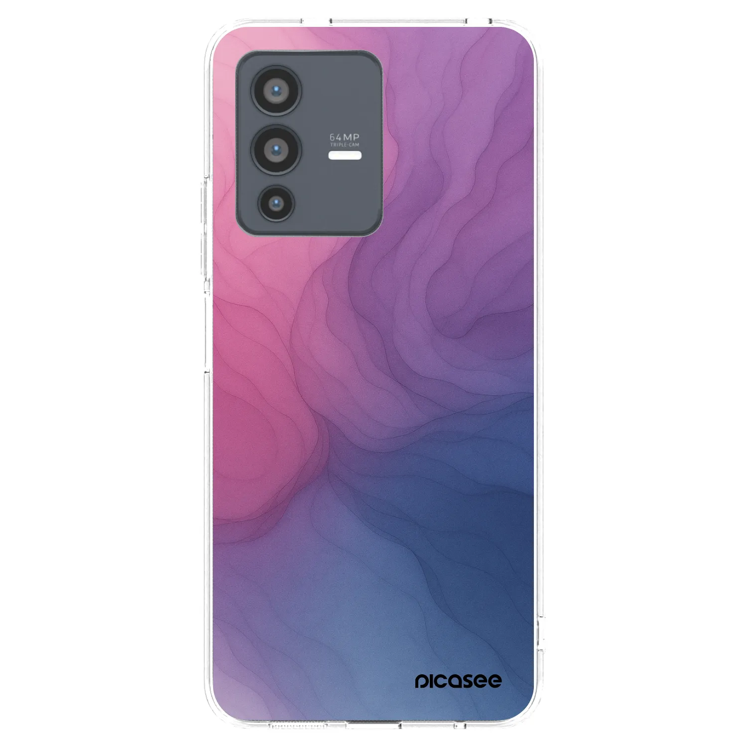 Picasee silikonowe przeźroczyste etui na Vivo V23 5G - Silk